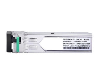 satın al 1.25 G Tek Modlu Fiber Optik Alıcı-Verici Modülü 20KM Mesafe Düşük Güç Tüketimi online manufacture