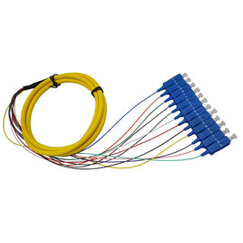 satın al ATTV / Optik Dağıtım Çerçevesi için 2 M Fan - Out Fiber Optik Kuyrukları SC Konnektörü online manufacture