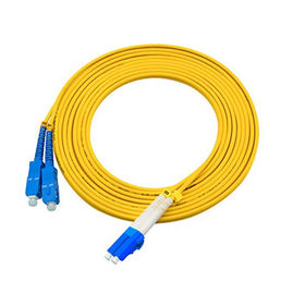 satın al 3 Metre LC SC Tek Modlu Fiber Süveter Sarı Ceket Kolay Kurulum online manufacture