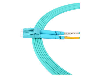 satın al Çok Modlu Çift Yönlü Optik Fiber Bağlantı Kablosu OM3 LSZH Malzeme Ceket 3.0mm çap online manufacture