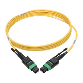 satın al 12 fiber çekme tipi kadın MPO MTP Tekli Mod APC QSFP 40/100 Gb için Fiber Yama Kabloları online manufacture