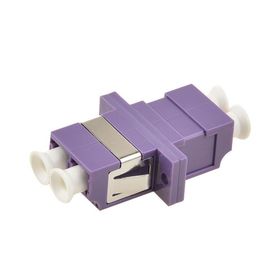 satın al Çok Renkli Fiber Optik Konnektör Adaptörleri İki Renkli OM4 Ortak Tip Mor Renkli online manufacture