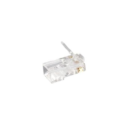 satın al Gigabit Ethernet için Saf Bakır Kontaklı, Fluke Sertifikalı Şeffaf RJ45 Fişi online manufacture