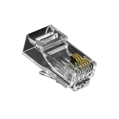 satın al CAT6/CAT7 Ağları için Korumalı Kuyruklu ve Fluke Onaylı Birinci Sınıf Altın Kaplama RJ45 Ethernet Konnektörü online manufacture