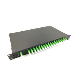 satın al 1U E2000 APC FTTH Soğuk - Haddelenmiş Sac Kablo Dağıtım Kutusu Adaptörlü 19 İnç online manufacture