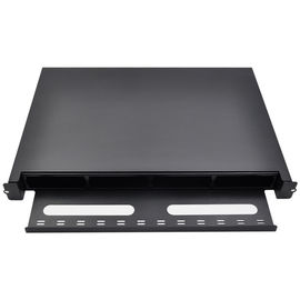 satın al 1U 19 inç Fiber Optik Dağıtım Kutusu Raf Tipi Soğuk Haddelenmiş Çelik 1.2T Malzeme Kalın online manufacture