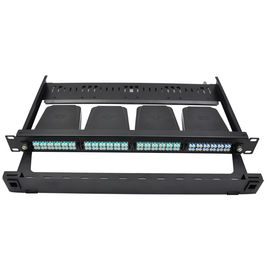 satın al 1U rafa monte FHD fiber optik patch panel, 4x MTP-8 kasetine kadar tutar online manufacture