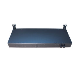satın al 1U Raf Montaj Fiber Optik Dağıtım Kutusu 8C 12C 24C 32C 48C 0.35dB 0.5dB Ekleme Kaybı online manufacture