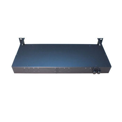 satın al Yüksek Yoğunluklu Uygulamalar İçin 8C 12C 24C 32C 48C Kapasiteli ve 0.35dB 0.5dB Giriş Kayıplı 1U Rack Tipi Fiber Optik Dağıtım Kutusu online manufacture