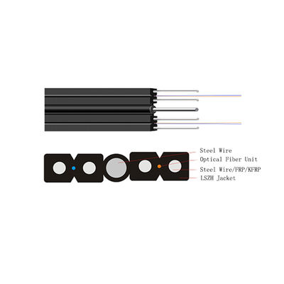 satın al LSZH Ceket ve G652A1 Tek Modlu Fiber ile Havadaki Uygulamalar için Kendini Destekleyen FTTH Drop Kablo online manufacture