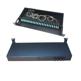 satın al FTTH İçin 1U 19 inç Fiber Optik Sonlandırma Paneli 48 Çekirdek MPO / MTP Raf Montajı online manufacture