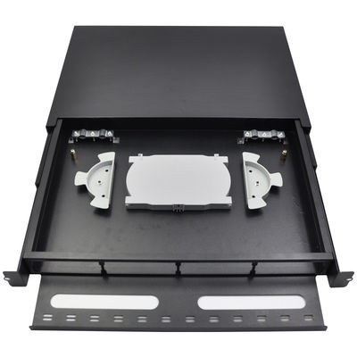 satın al 19 inç 24 Port ODF Fiber Optic Patch Panel, Veri Merkezlerinde Kolay Çalışma için Çekmece Yapısı online manufacture