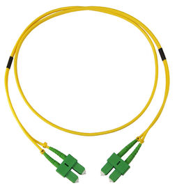 satın al Çift Yönlü Sayı Fiber Optik Kablo Yama Kablosu SC Yeşil Konektör APC Lehçe Yüksük online manufacture