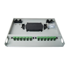 satın al Slid Able Rack Mount Fiber Optik Dağıtım Çerçevesi 24 Fiber SC Konektörü online manufacture