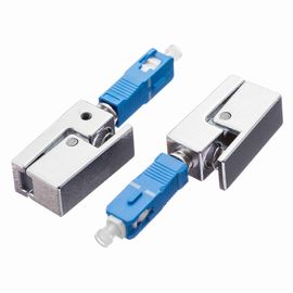 satın al SC Çıplak Fiber Adaptör Kare Shape Tek Mod UPC Parlatma online manufacture