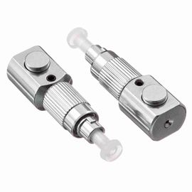 satın al FC Çıplak Optik Fiber Adaptörü Gri Metal FC Fiber Optik Konnektör Kaplinleri online manufacture