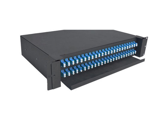 satın al 19 İnç 24 Portlu Raf Tipi Fiber Optik Patch Panel (Veri Merkezleri ve Önceden Sonlandırılmış Kurulumlar İçin) online manufacture