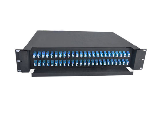 satın al FTTH Ağları için 12 Core SC/FC/ST/LC Splicing ile 1U Rack Mount Fiber Optic Patch Panel online manufacture