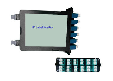 satın al 1U 96 Fibre Rack Mount FHD Yüksek Yoğunluklu Fiber Muhafaza Boş 4 x FHD Kasetleri online manufacture