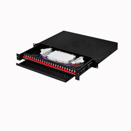 satın al ODF Patch Panel Patch Kablosu, SC / FC / ST / LC Ekleme 24 Portlu Fiber Optik Patch Panel online manufacture
