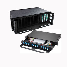 satın al 1RU Raf Tipi Fiber Muhafaza Yüklü Fiber Optik Dağıtım Çerçevesi LGX online manufacture