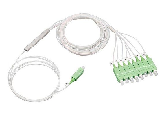 satın al 1x8 Mini Tip PLC Bölücü, SC Bağlantısı ve Fiber Optik Ağlar için Paslanmaz Çelik Tüp online manufacture