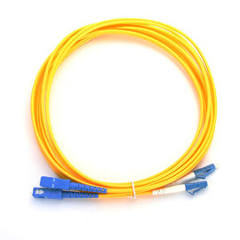 satın al Çift Yönlü Fiber Optik Yama Kablosu / Sc Lc Çok Modlu Fiber Optik Yama Kabloları online manufacture