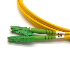 satın al LSZH Optik Fiber Bağlantı Kablosu E2000 9/125 SM Konektörler Dubleks Kablo online manufacture