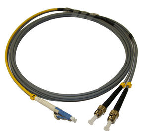 satın al Zırhlı Fiber Optik Yama Kablosu 62.5 / 125 MM ST Klima Tek Modlu LC Konektörü online manufacture
