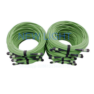 satın al 12 Çekirdekli OM4 MPO MTP Kablo, Özel Uzunluk ve MPO Fiber Konektörlü online manufacture