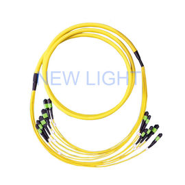 satın al OM3 OM4 40G-100G MPO MTP Kablo / 3.6mm Yuvarlak Trunk Kablo MPO Fiber Optik Yama Kablosu online manufacture