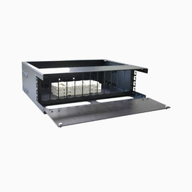 satın al 3U SC / APC Bağlantı Noktalı Fiber Optik Yama Paneli Fiber Dağıtım Kutusu online manufacture
