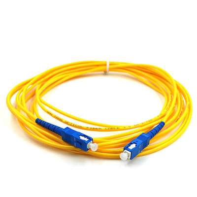 satın al Ağ Uygulamaları İçin LSZH Kılıflı ve Alev Geciktirici Dereceli IEC Standardı SC Fiber Optik Patch Cord online manufacture