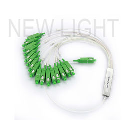 satın al SC / APC Konnektör Fiber Optik Bölücü Tekli 900μm Fiber 1x2 Bloksuz online manufacture