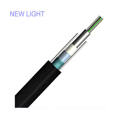 satın al GYXTW Açık hava fiber optik kablosu çelik tel gücü ve hava uygulamaları için LSZH ceket online manufacture