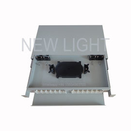 satın al Kaydırılabilir Raf Montajlı Fiber Optik Dağıtım Çerçevesi 1U Siyah / Gri RAL7035 online manufacture