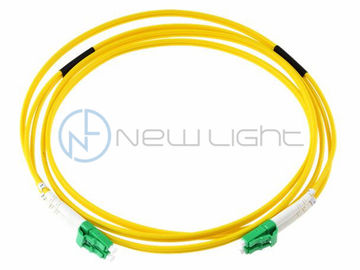 satın al Yeşil LC APC SM G657A2 Fiber Kablo 9 / 125um Kapalı Fiber Optik Yama Kablosu online manufacture