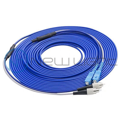 satın al 5m OM4 12 Core MPO/MTP Optik Fiber Patch Kablosu LSZH malzemesi ve düşük yerleştirme kaybı ile online manufacture