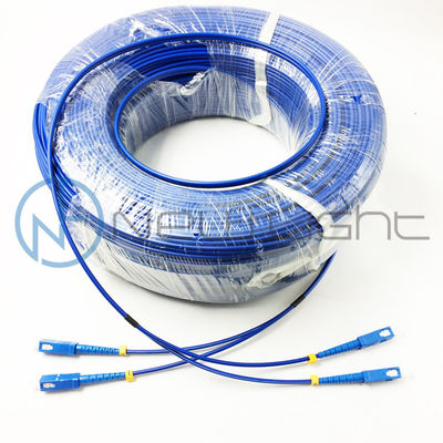 satın al FTTH Ağı için 50M Fare Isırmasına Dayanıklı Zırhlı Tek Modlu G652D Fiber Optik Patch Cord online manufacture