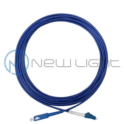 satın al SC APC'den LC'ye Fareye Karşı Metal Çelik Fiber Optik Patch Cord G652D Çekirdekli Zırhlı Kablo online manufacture