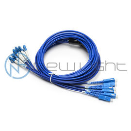 satın al 4F Tek Mod 9 / 125um Fan Çıkışı 1 Metre Zırhlı Fiber Optik Yama Kablosu online manufacture