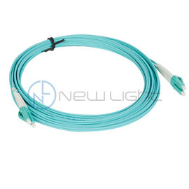 satın al Aqua 100G FTTH baz istasyonu MM 50/125 OM4 LC LSZH dubleks yama kablosu online manufacture