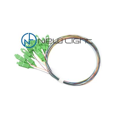 satın al 0.9mm 12 çekirdekli LSZH Ceket Yüksek Performanslı Ağlar için Fiber Optic Pigtail ve Fiber Jumper Kablosu online manufacture