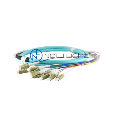 satın al SC / PC 0.9mm 12core Om3 Om4 Fiber Optik Yama Kablosu online manufacture