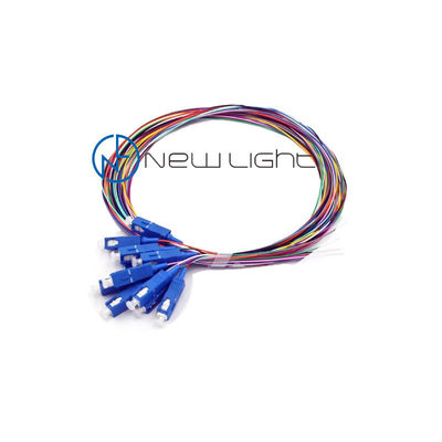 satın al 10G LC ST SC 12 çekirdekli Gevşek Tampon Çok Modlu Fiber Pigtail online manufacture