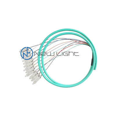 satın al Çok Modlu 12 Çekirdekli Fiber Optik Ekleme Pigtail 0.9mm online manufacture