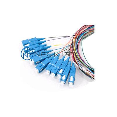 satın al LSZH 12 Renk 1M Fiber Optik Pigtail SC / E2000 / FC / ST Fiber Optik Kuyruk online manufacture
