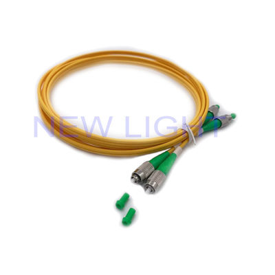 satın al SC/E2000/FC/ST Konnektörlü LSZH 2.0mm Dupleks G657A1 Fiber Optik Patch Kablo online manufacture