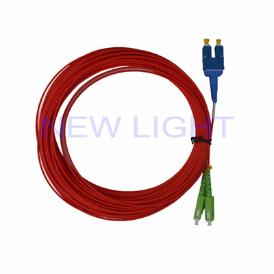 satın al SC / Lc'den Lc'ye Çok Modlu Dubleks Fiber Optik Yama Kablosu LSZH 3M özelleştirilmiş online manufacture