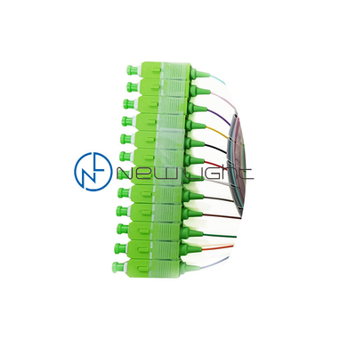 satın al LSZH 12 Renk 1M Fiber Optik Pigtail SC / E2000 / FC / ST Fiber Optik Kuyruk online manufacture